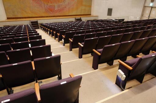 The auditorium in the hall The auditorium in the hall