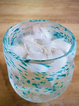 Cute glass and cold water, JPG
