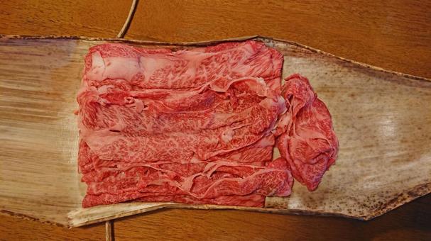すき焼き用のいい肉・その2 すき焼き用のいい肉・その2 肉,すき焼き,食べ物の写真素材