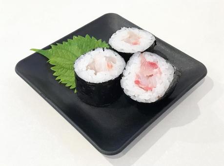 海鮮巻き 海鮮巻き,白身魚,白身の写真素材