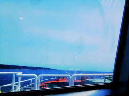 船からの景色 船からの景色 海,船,景色の写真素材