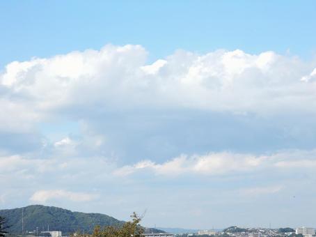 【空の写真】秋空 【空の写真】秋空 秋空,空,雲の写真素材