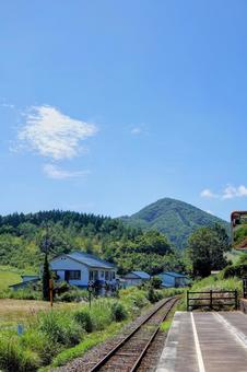 Mitsunohara Station on the Kishiwada Line, the highest station in JR West Japan, JPG Mitsunohara Station on the Kishiwada Line, the highest station in JR West Japan, JPG
