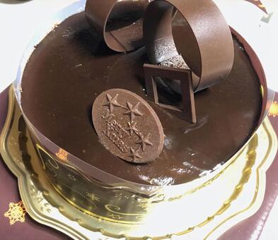 クリスマスケーキ 食べ物,クリスマスケーキ,ケーキの写真素材