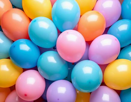 カラフルな風船の写真