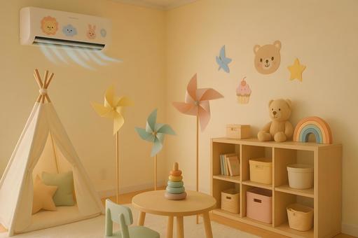 優しい風のキッズルームの写真