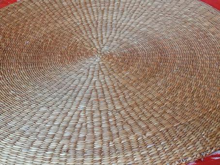 い草の座布団 い草,座布団,日本の写真素材