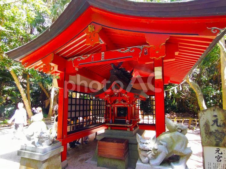 写真素材：宮崎県 青島神社 元宮 元宮,祈りの古道,参道の写真素材