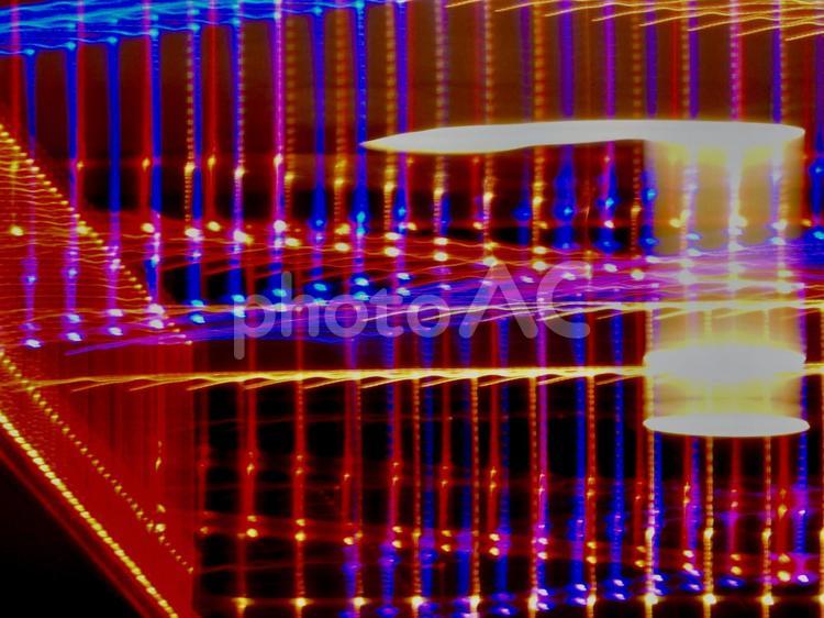 ブレ０５４２ 光のアート,ブレ写真,アート写真の写真素材