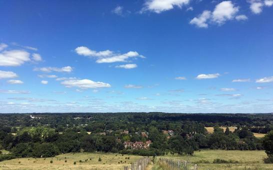 イギリスの田舎 丘からの眺め イギリスの田舎 丘からの眺め イギリス,風景,田舎の写真素材