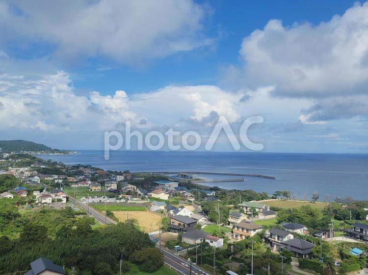 【風景】海の見える景色(房総)a 房総,房総半島,館山の写真素材