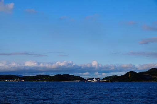 Photo, sea, evening, park, 