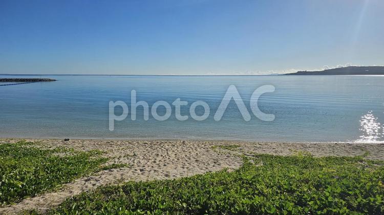 ビーチの入り口 ビーチ,夏,海の写真素材