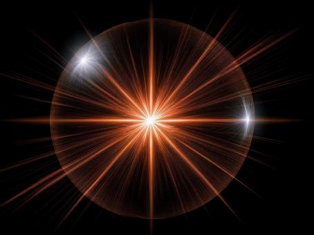 丸い光_AS000003の写真