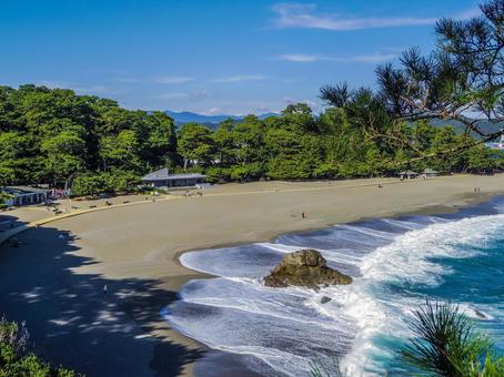 【高知県】高知市・桂浜 桂浜,高知市,高知県の写真素材