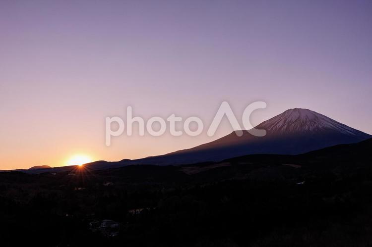 富士山の夕焼け 富士山,fuji,山の写真素材