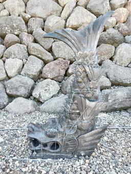 島原城シャチホコ シャチホコ,島原城,城の写真素材