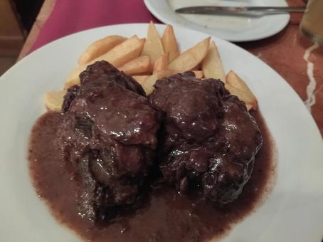 Photo, braised cheek meat, stewed, cuisine, 