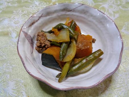 カボチャの煮付け カボチャの煮付け カボチャ,煮付け,手軽の写真素材