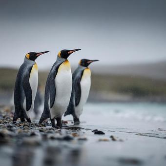 海岸に暮らす、ペンギンの日常 海岸に暮らす、ペンギンの日常の写真