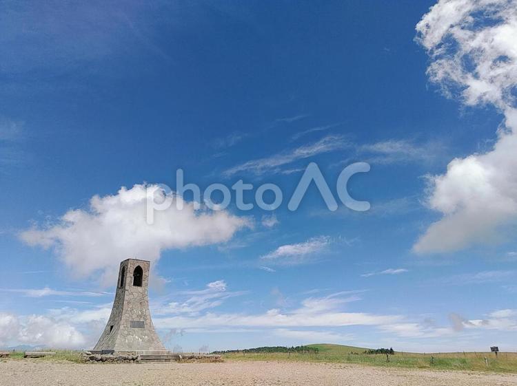 美しの塔 美しの塔,青空,風景の写真素材