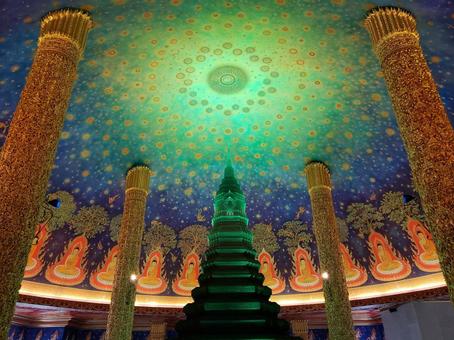 美しいお寺　バンコク ワット,寺,寺院の写真素材