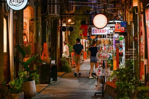 Photo, tianzifang, shanghai, townscape, 
