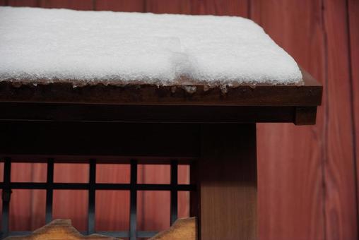 雪の金沢茶屋町 金沢,茶屋街,冬の写真素材