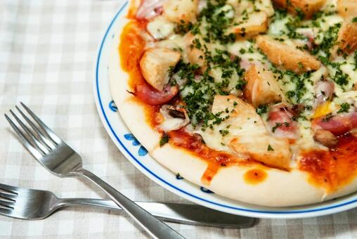 手作りミックスピザ ミックスピザ,ピザ,パン類の写真素材