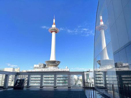 京都タワー 京都タワー,京都,ランドマークの写真素材