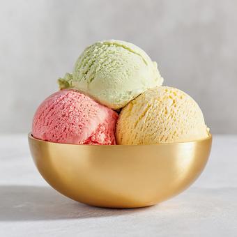 食欲をそそるアイスクリーム 食欲をそそるアイスクリームの写真