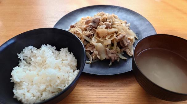 男飯 男飯 食べ物,食品,男飯の写真素材