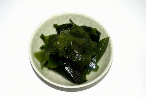 水で戻したワカメ 水で戻したワカメ ワカメ,わかめ,海藻の写真素材