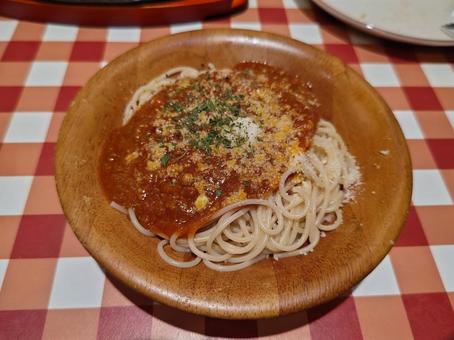 ミートソース ミートソース ミートソース,スパゲッティ,パスタの写真素材