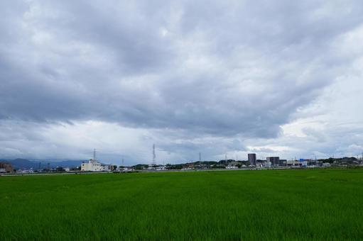 曇天の風景 曇天の風景の写真