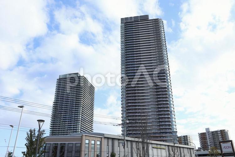 海浜幕張　街並み 海浜幕張,ビル群,千葉の写真素材