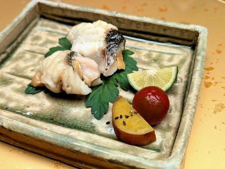 焼魚 スズキの焼物 焼魚 スズキの焼物 焼魚,すずきのフォアグラ包み焼き,スズキの写真素材