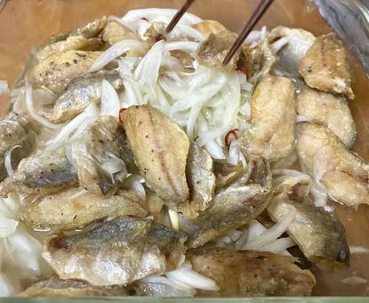 鯵　南蛮漬け　料理 鯵,あじ,アジの写真素材