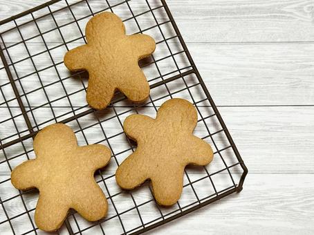 手作りのジンジャーマンクッキー ジンジャーマンクッキー,クッキー,スイーツの写真素材