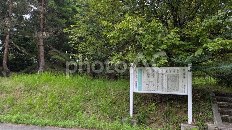 富山市の王塚古墳 前方後方墳,富山,古墳の写真素材