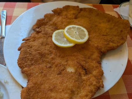 シュニッツェル シュニッツェル,牛肉,ウィーンの写真素材