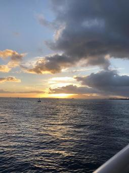 夕日 夕日の写真