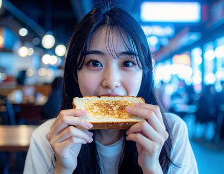 モーニングはトースト モーニングはトーストの写真