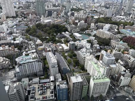 ビル群 ビル群,俯瞰,東京の写真素材
