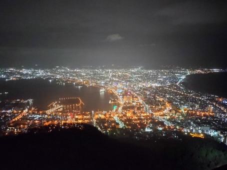 函館の夜景 函館,夜景,風景の写真素材