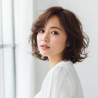 自然な魅力の女性 自然な魅力の女性の写真