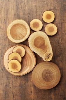 いろんな切り株 切り株,丸太,薄いの写真素材