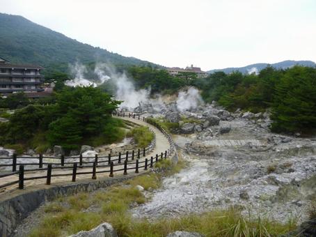 雲仙地獄 雲仙地獄 風景,地獄,景色の写真素材