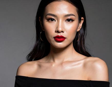メイクアップブランド風ポートレート メイクアップブランド風ポートレートの写真