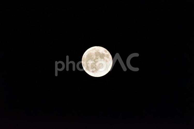 満月　中秋の名月 中秋の名月,お月見,秋の写真素材